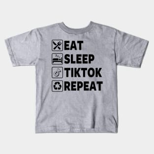 Funny Tiktok Tiktoker Meme Kids T-Shirt